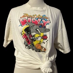 Vintage 90’s Single Stitch T-Shirt “Don’t Know Didly” & “ Stucky” Size XL